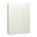 Wandbehuizing serie 33 plaatstaal, 2 deurs