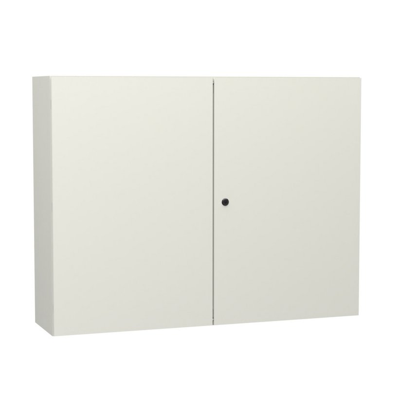 Wandbehuizing serie 33 plaatstaal, 2 deurs