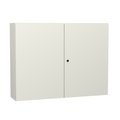 Wandbehuizing serie 33 plaatstaal, 2 deurs